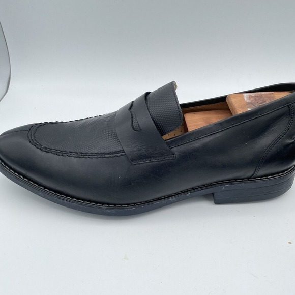 Sandro Moscoloni Maestro Black Split Toe Penny Loafer Black Size 10.5 D Brazil - Picture 5 of 14